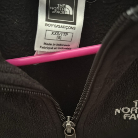 Unisex  size xxs 5 Northface fleece zip up - Picture 2 of 3